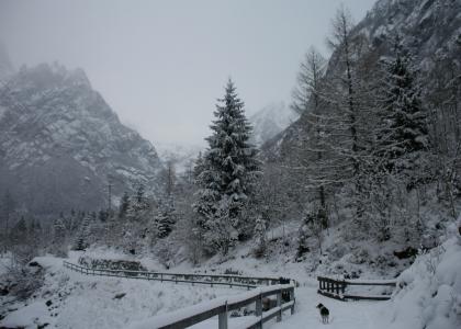 ciclabile d'inverno